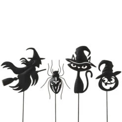 Metal Silhouette Yard Stake -