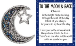 I Love You To The Moon And Back Charm