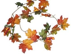 5 Foot Maple Leaves With Berries Garland 13 5 Foot Maple Leaves With Berries Garland -Christmas Decoration Store yyl4z6tfm1gmscmirhqx