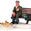 Lemax Feeding The Pigeons - 2 Piece Set -Christmas Decoration Store z1irzda90l3lowkk7nq6
