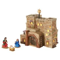Department 56 Holy Land Little Town Of Bethlehem - The Inn Lit House