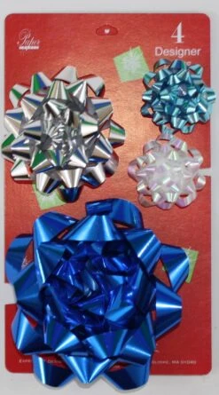 Confetti Bow 4 Pack - Burg/Gold -Christmas Decoration Store zn4fggbugjpy5mbz9ypc