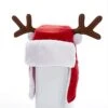 Kurt Adler Red Plush Kids Santa Hat With Antlers -Christmas Decoration Store zq2x6vwxch4fuwqyidnp