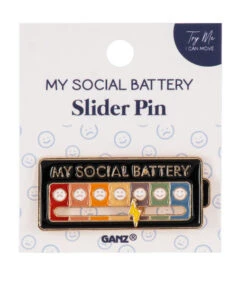 Slider Pin - My Social Battery -Christmas Decoration Store zurfo7k1yhvkguvmnf9t